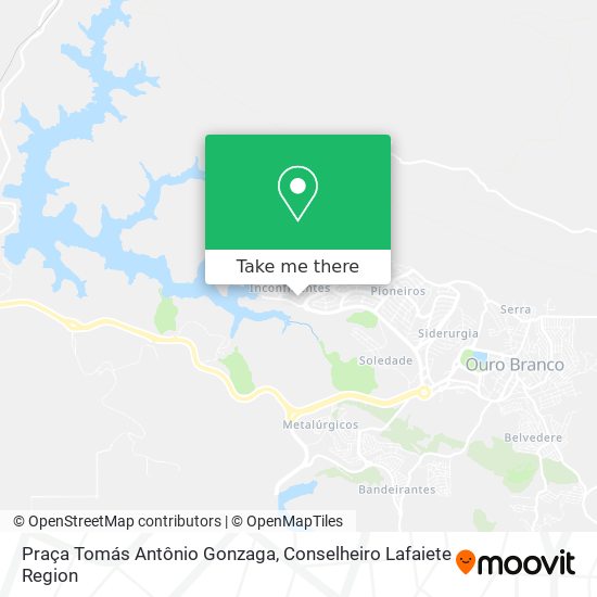 Praça Tomás Antônio Gonzaga map