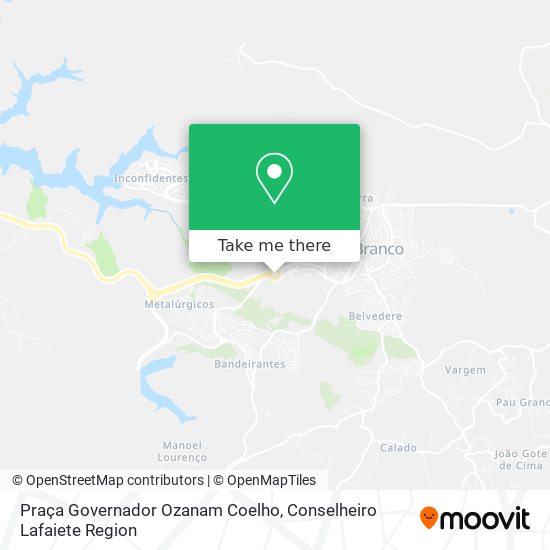 Praça Governador Ozanam Coelho map