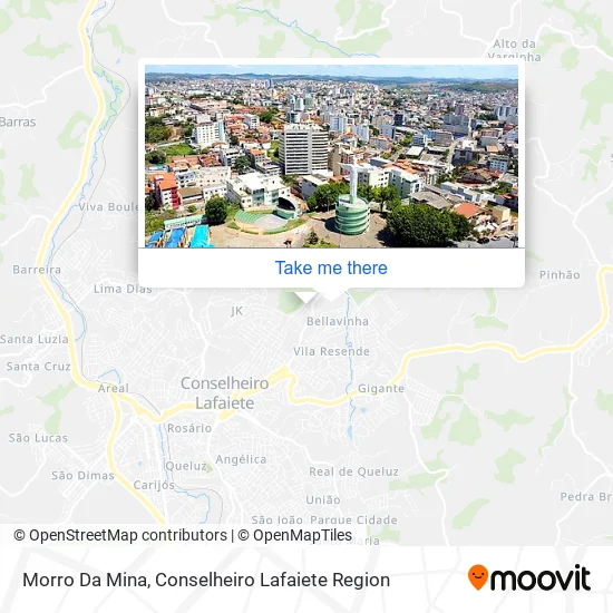 Morro Da Mina map