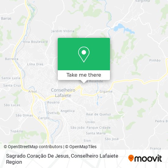 Sagrado Coração De Jesus map