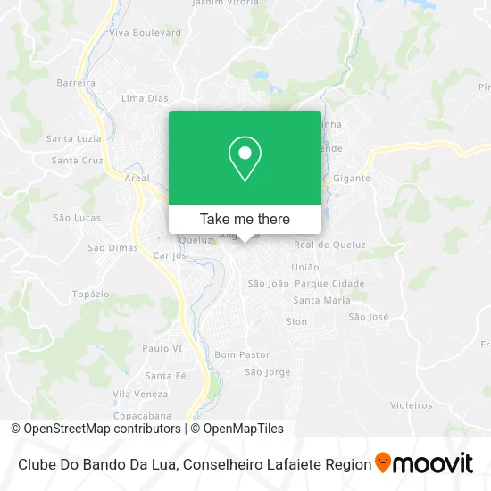 Clube Do Bando Da Lua map