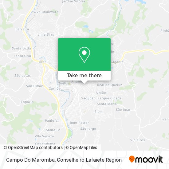 Mapa Campo Do Maromba