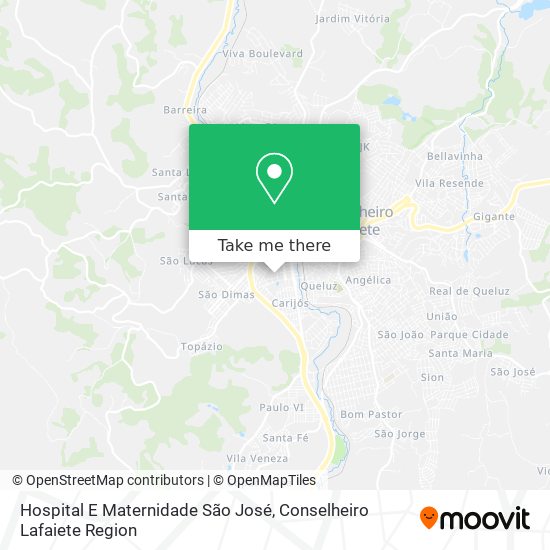 Hospital E Maternidade São José map