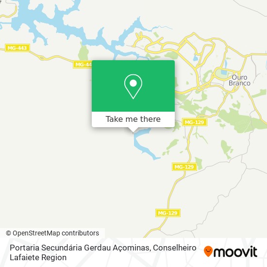 Portaria Secundária Gerdau Açominas map