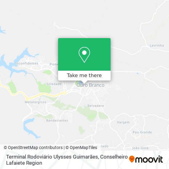 Terminal Rodoviário Ulysses Guimarães map