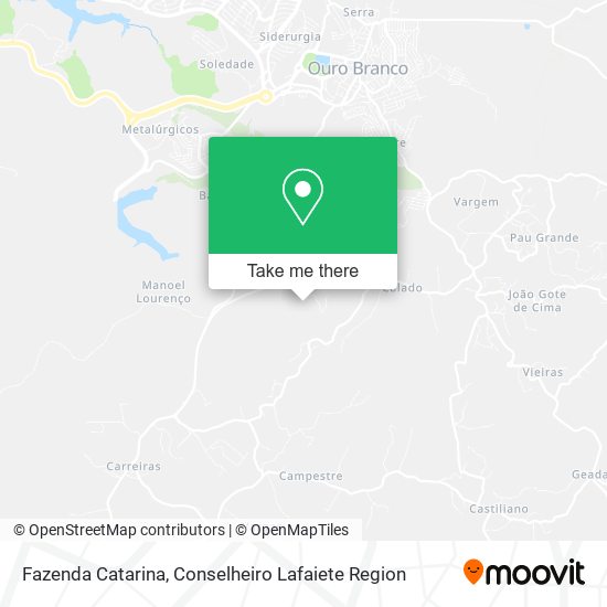 Fazenda Catarina map