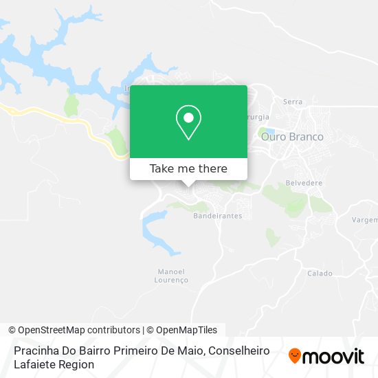 Pracinha Do Bairro Primeiro De Maio map