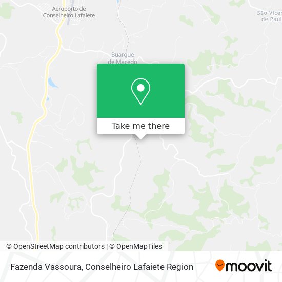 Fazenda Vassoura map