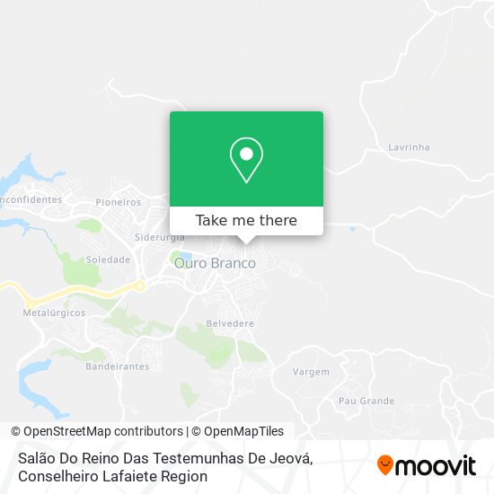 Salão Do Reino Das Testemunhas De Jeová map