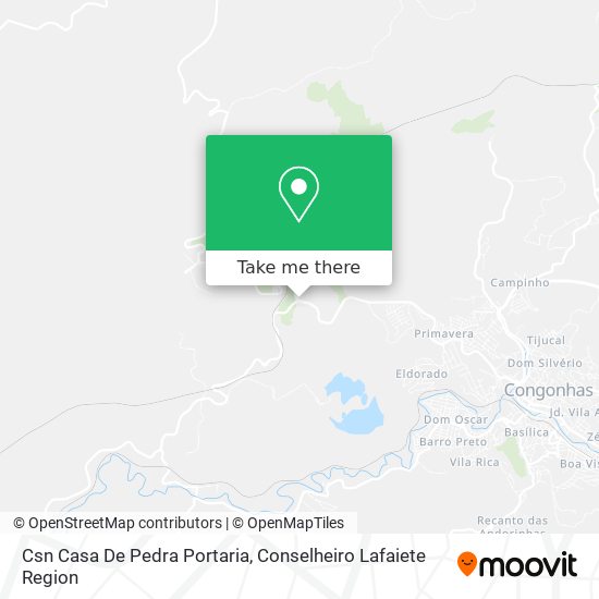 Csn Casa De Pedra Portaria map