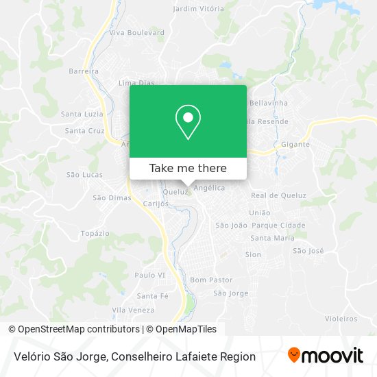 Velório São Jorge map