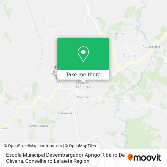 Escola Municipal Desembargador Aprigo Ribeiro De Oliveira map
