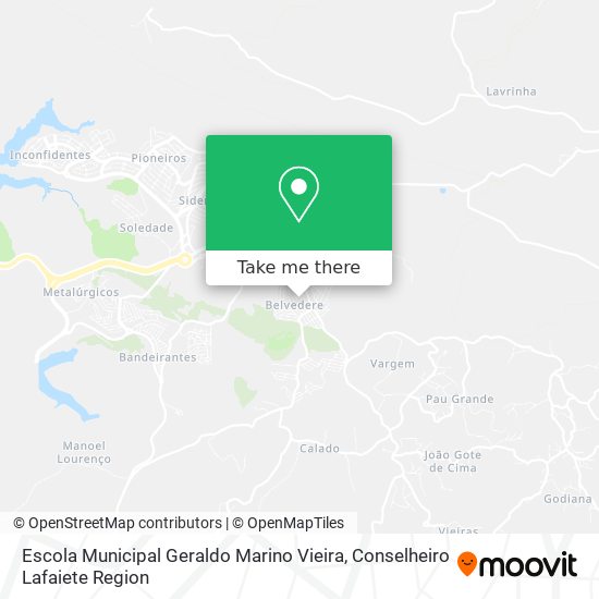Escola Municipal Geraldo Marino Vieira map