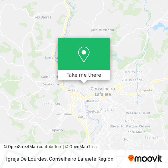 Igreja De Lourdes map