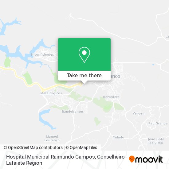 Hospital Municipal Raimundo Campos map