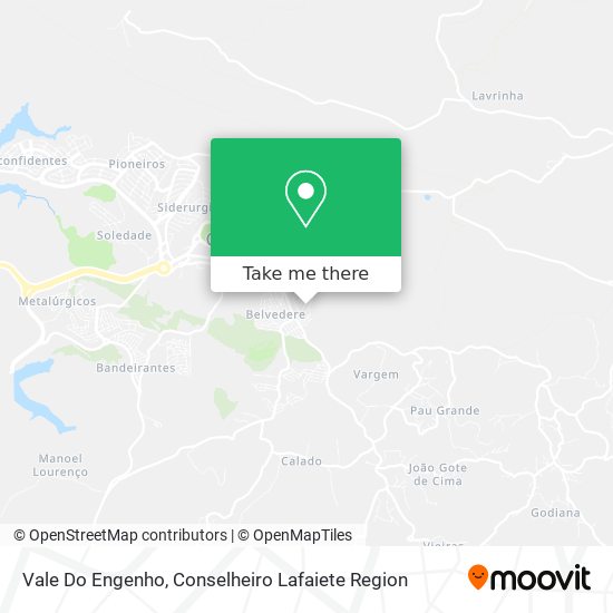 Vale Do Engenho map