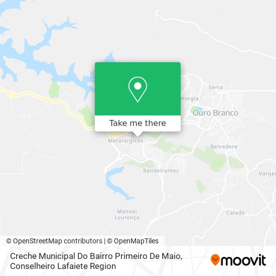 Creche Municipal Do Bairro Primeiro De Maio map