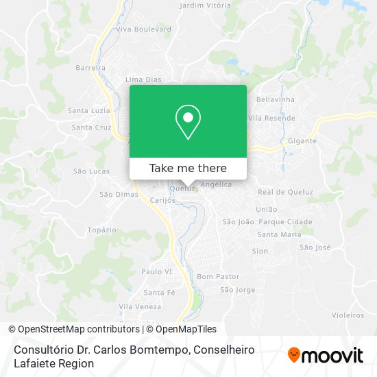 Consultório Dr. Carlos Bomtempo map