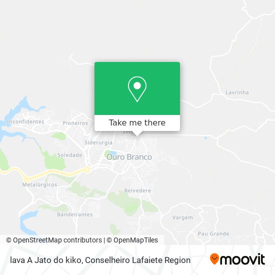 Mapa lava A Jato do kiko