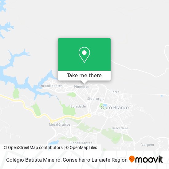 Colégio Batista Mineiro map