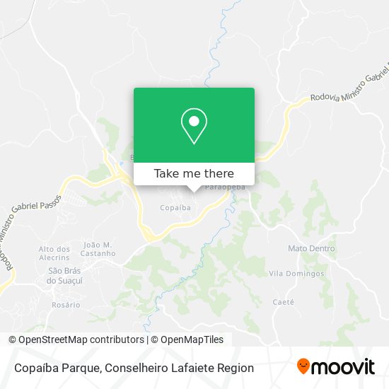 Copaíba Parque map