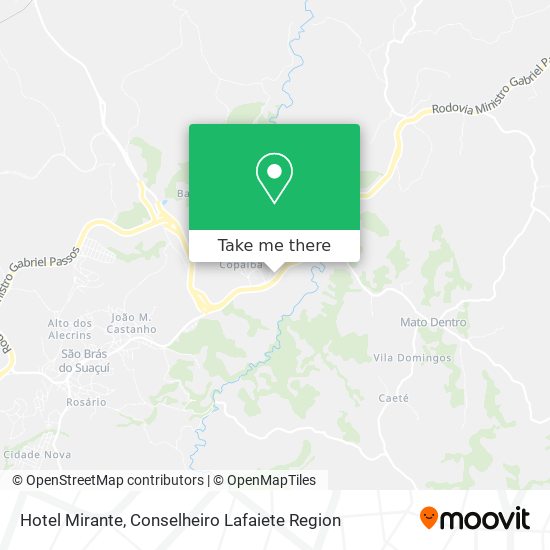 Hotel Mirante map