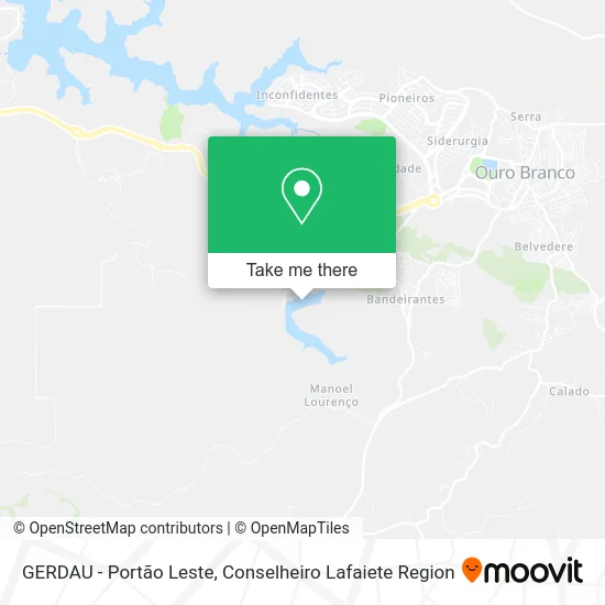 GERDAU - Portão Leste map