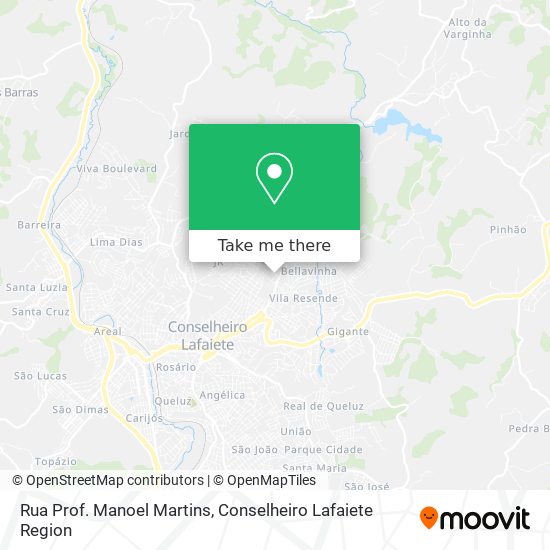 Rua Prof. Manoel Martins map