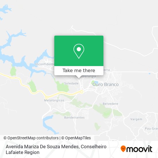 Mapa Avenida Mariza De Souza Mendes