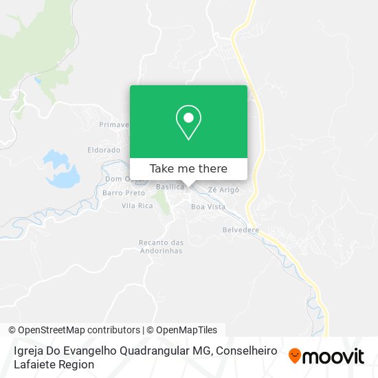 Igreja Do Evangelho Quadrangular MG map