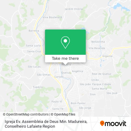 Igreja Ev. Assembléia de Deus Min. Madureira map