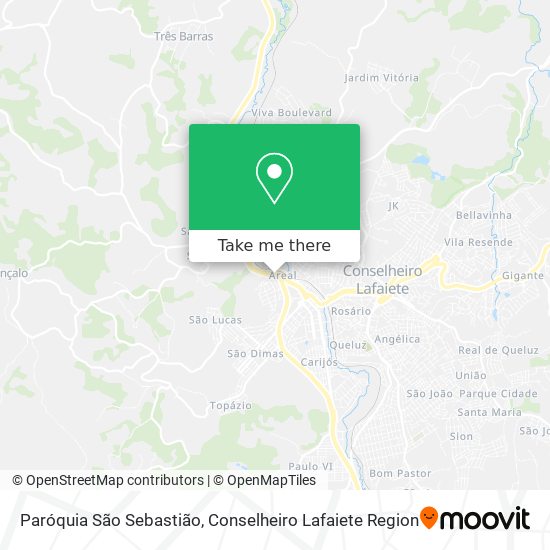 Paróquia São Sebastião map