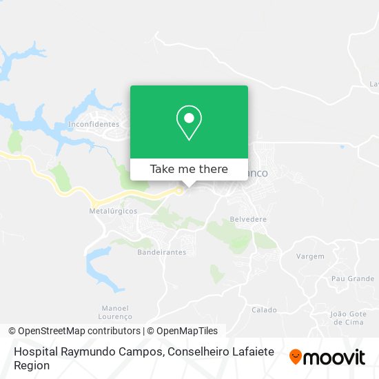 Mapa Hospital Raymundo Campos