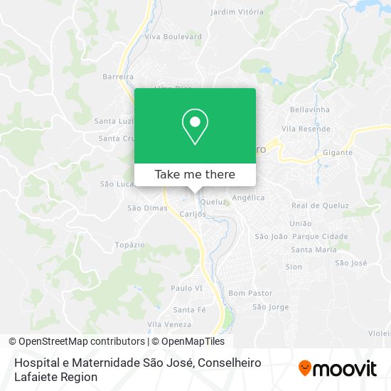 Hospital e Maternidade São José map