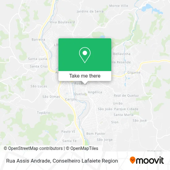 Rua Assis Andrade map