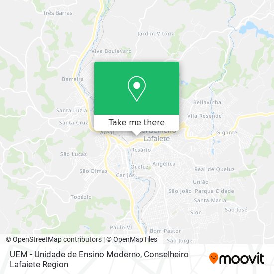 UEM - Unidade de Ensino Moderno map