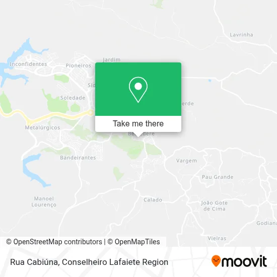 Rua Cabiúna map
