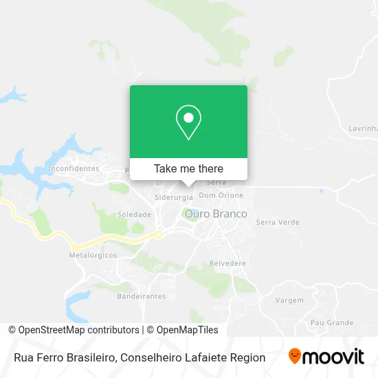Rua Ferro Brasileiro map