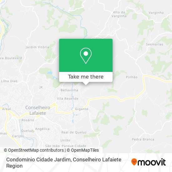 Condomínio Cidade Jardim map