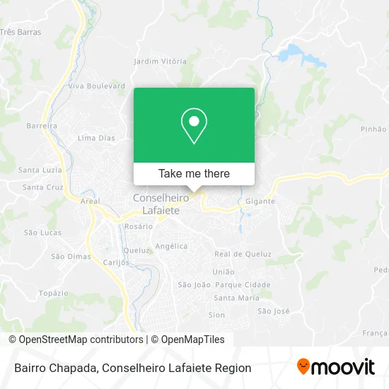 Bairro Chapada map
