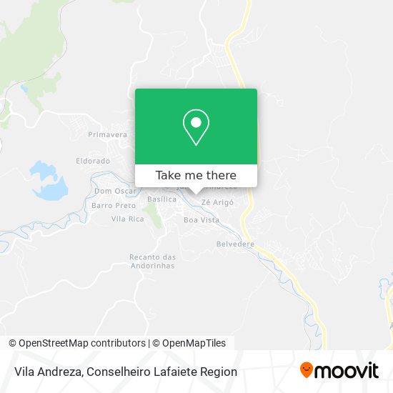 Vila Andreza map