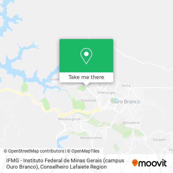 IFMG - Instituto Federal de Minas Gerais (campus Ouro Branco) map