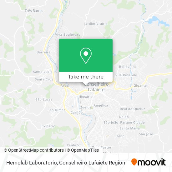 Hemolab Laboratorio map