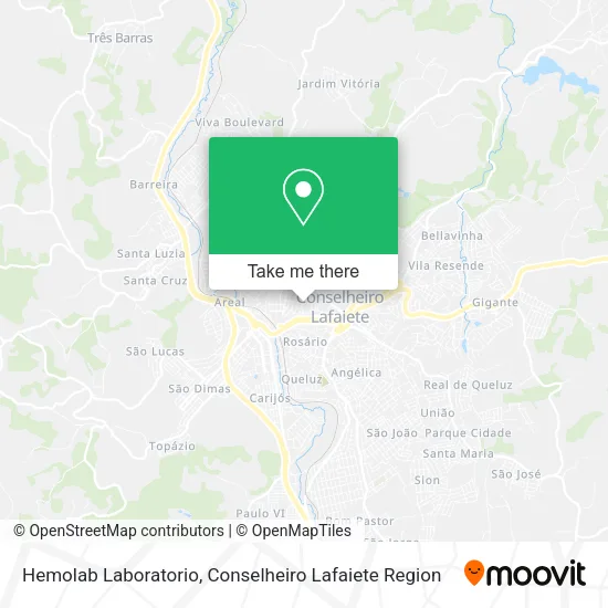 Hemolab Laboratorio map