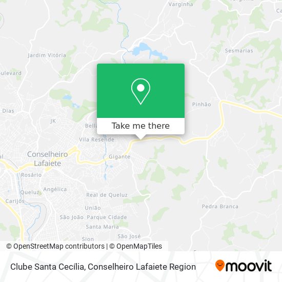 Clube Santa Cecília map
