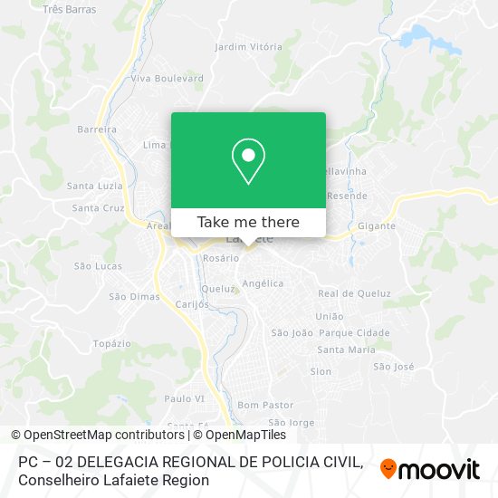 Mapa PC – 02 DELEGACIA REGIONAL DE POLICIA CIVIL