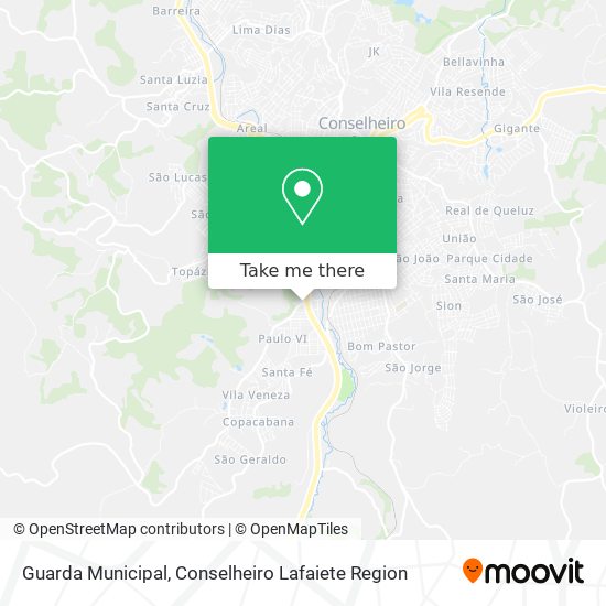 Guarda Municipal map