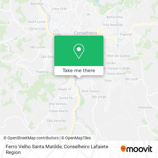 Ferro Velho Santa Matilde map