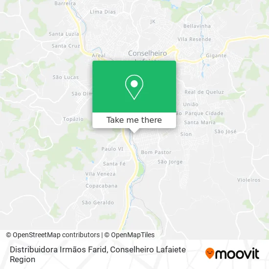 Distribuidora Irmãos Farid map