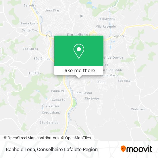 Banho e Tosa map